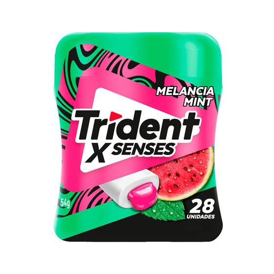 Chiclete Trident X Senses Sabor Melancia Mint 54g - Chicletes e Gomas ...