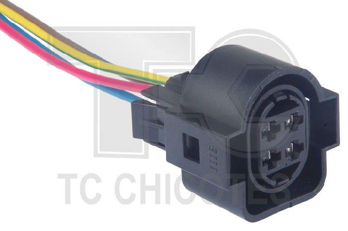 Imagem de Chicote 04 vias, da injeção eletrônica e do farol vw golf europeu 1995 a 1996 1041519