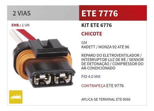 Imagem de Chicote 2 vias femea - cebolinha re gm monza