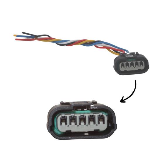 Imagem de Chicote 5 vias Plug Do Conector Fluxo Do Ar Civic Accord Fit 