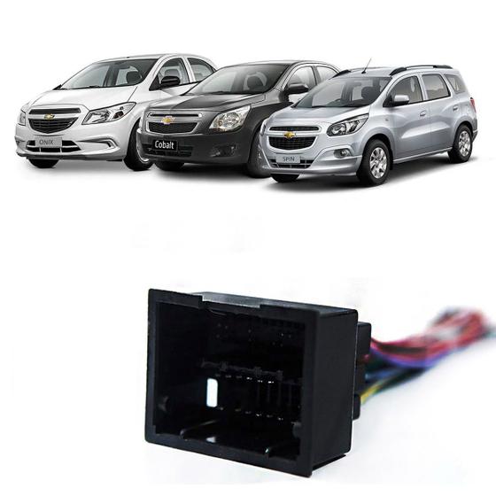 Imagem de Chicote Adaptador Para Rádio Chevrolet Cobalt Spin Onix