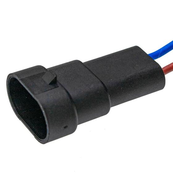 Imagem de Chicote Conector Elétrico 2 Vias Macho - TC Chicotes - TC202.2047