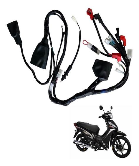 Imagem de Chicote Fiação Jet Shineray Sport 50cc 125cc Wuyang  Principal Completo