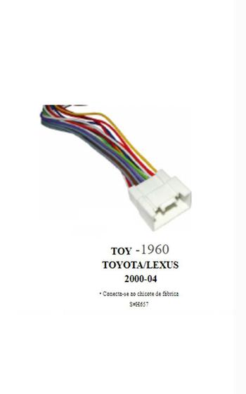 Imagem de Chicote soquete de radio original TOYOTA TOY-1960