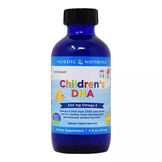 Childrens Dha Nordics Naturals 119 Ml Omega 3 Infantil Menor preço em Childrens Dha Nordics Naturals 119 Ml Omega 3 Infantil