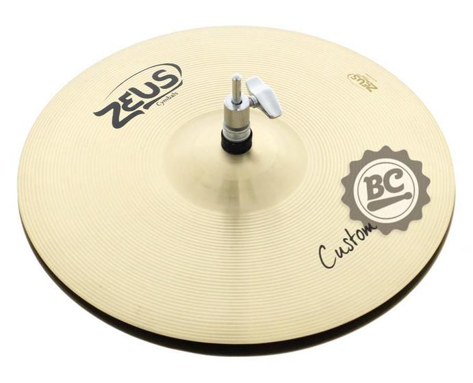 Imagem de Chimbal Zeus Custom Series 14 ZCHH14 em Bronze B20 com acabamento fosco polido 