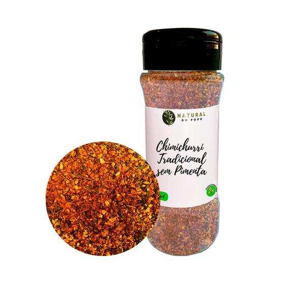 Imagem de Chimichurri Tradicional sem Pimenta 100% Natural Pote com Dosador 40g 