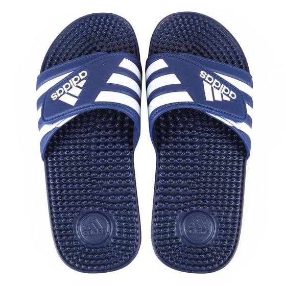 chinelo adidas adissage azul