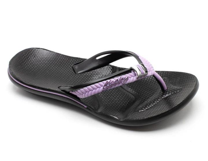 Imagem de Chinelo Anatômico Feminino com Enfeite Lilás Roxo Confort