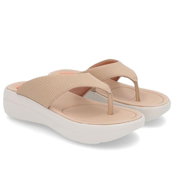 Imagem de Chinelo Básico Couro Bege Liso