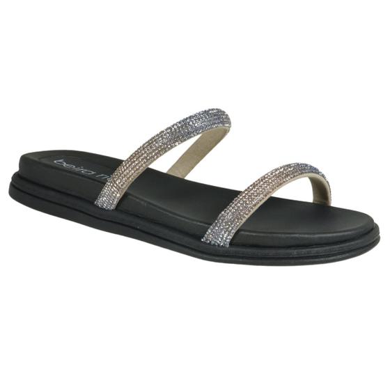 Imagem de Chinelo Beira Rio Slide Feminino Strass Brilho 8488.105