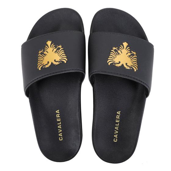 Chinelo Cavalera Slide Metallic Eagle Masculina Menor preço em Chinelo Cavalera Slide Metallic Eagle Masculina