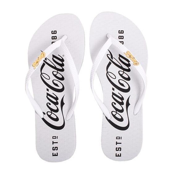 Imagem de Chinelo Coca Cola 1886 Feminino Branco