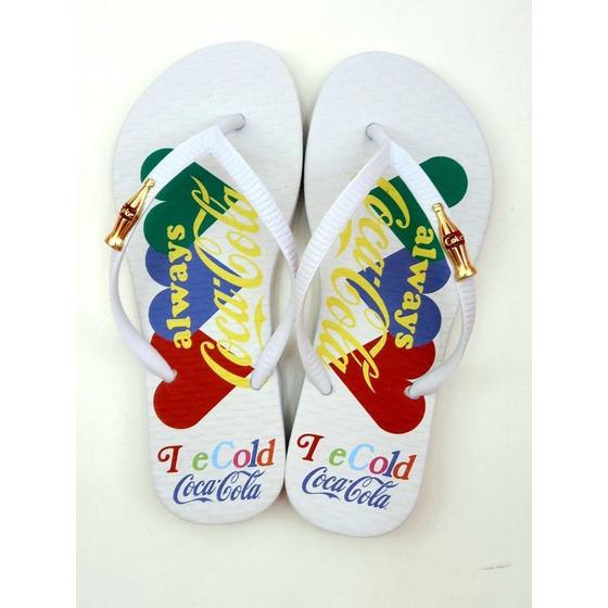 Imagem de Chinelo Coca-Cola Always Feminino Adulto - Ref CC3678 - Tam 34/42 Multicores