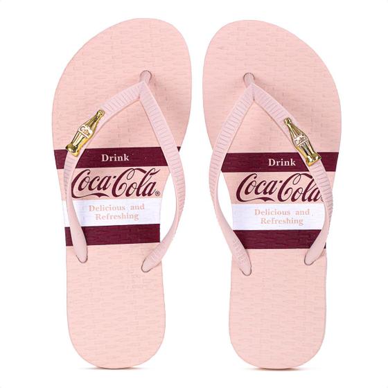 Imagem de Chinelo Coca Cola Andale Rosa Claro - Feminino