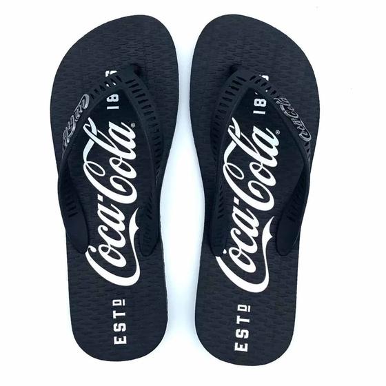 Chinelo Coca Cola Masculino Logo1886 Original cc3515 Chinelo Coca Cola Masculino Logo1886 Original cc3515