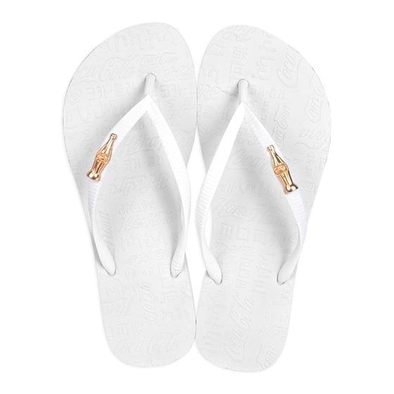 Imagem de Chinelo Coca Cola Sandal Way Branco Feminino