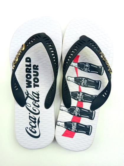 Imagem de Chinelo Coca-Cola Shoes Bottle World Masculino Adulto - Ref CC4066 - Tam 34/44