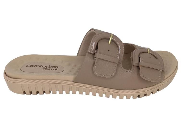 Imagem de Chinelo Comfortflex Couro Macil Com Nota Fiscal Original