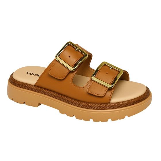 Imagem de Chinelo Confortável  Slide Fivela Dupla Comfortflex