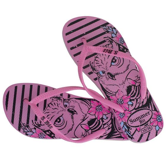 Imagem de Chinelo Coruja Feminino Bit Summer Rosa - 209-20