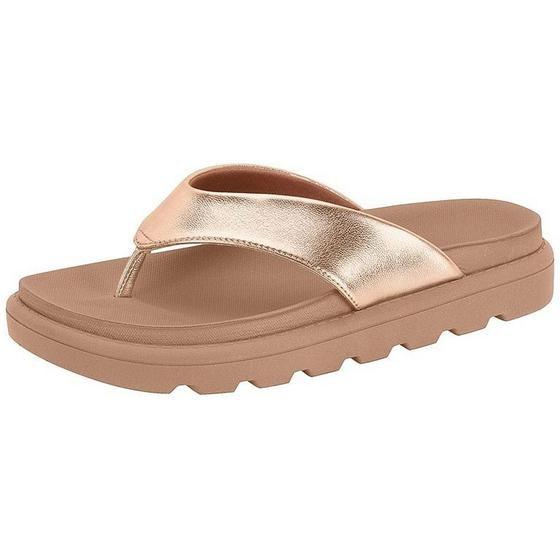 Imagem de Chinelo de Dedo Feminino Flat Metalizado Vizzano 6459.126