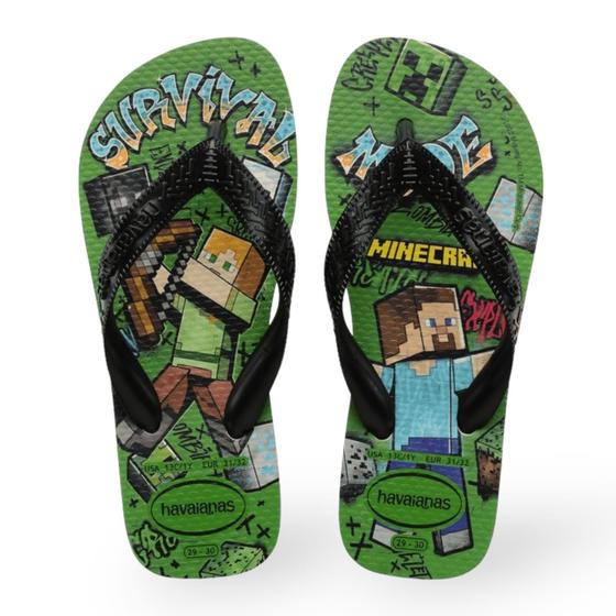 Imagem de Chinelo de Dedo Havaianas Minecraft Original