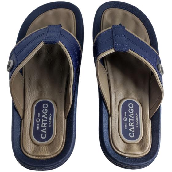 Imagem de Chinelo de Dedo Masculino Casual com Palmilha Conforto Cartago Fiji IV 11020