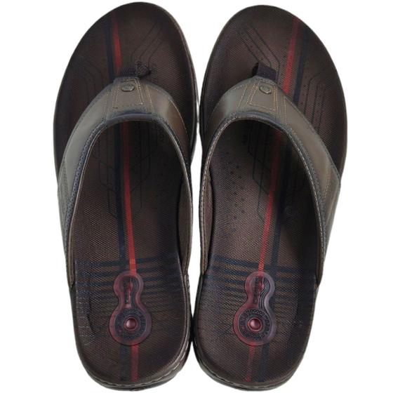 Imagem de Chinelo de Dedo Masculino Casual Dia a Dia Amortech Pegada Plus Size 530641