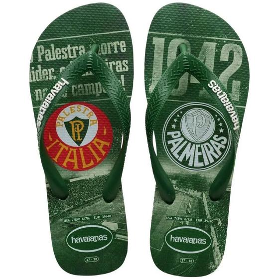 Imagem de Chinelo De Dedo Masculino Casual Times de Futebol Havaianas Top Times