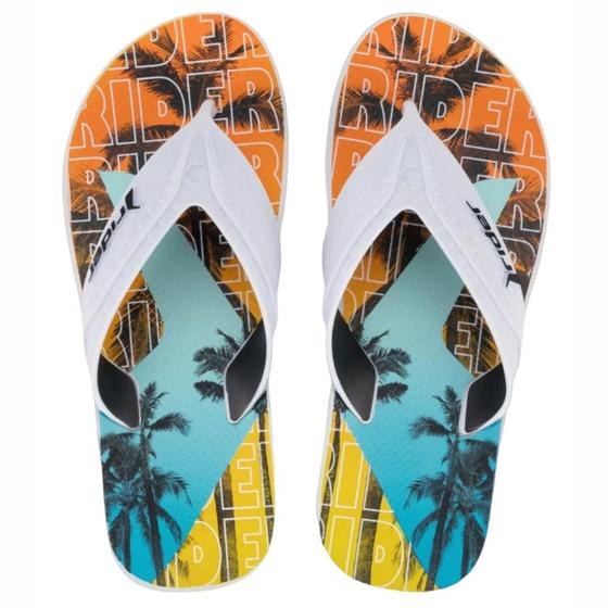 Imagem de Chinelo de Dedo Masculino Conforto Praia Way Logo Rider