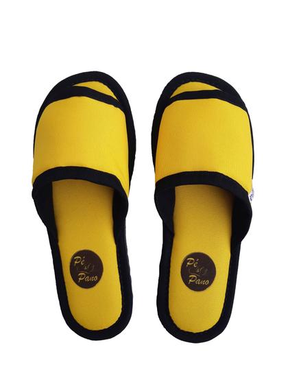 Imagem de Chinelo de Pano 37 / 38 - Coleção Pé & Pano Colors - Amarelo