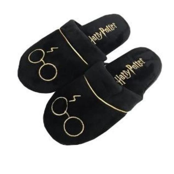 Imagem de Chinelo de quarto masculino hogwarts  oculos   tamanho g (39/41)   10071720