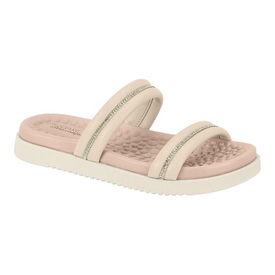 Imagem de Chinelo Feminina Modare 7178.108 Joanete Salto Flatform Brilho 