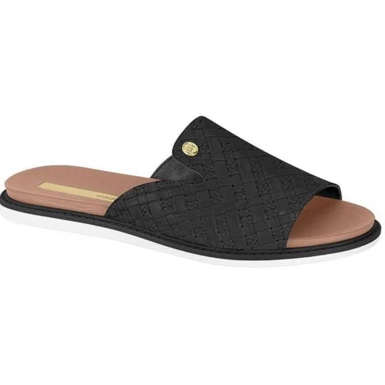 Imagem de Chinelo Feminina Moleca 5443.102 Tresse Santorine Neo Preto