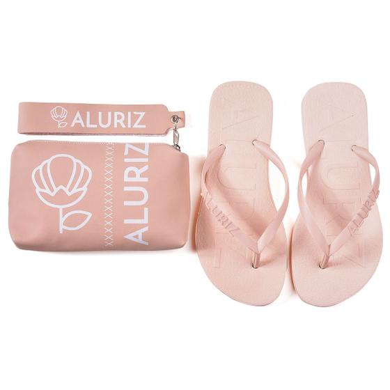 Imagem de Chinelo Feminino com Bolsa Necessaire Aluriz