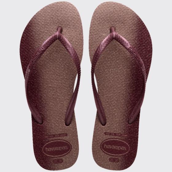 Imagem de Chinelo Feminino de Dedo Casual Havaianas Slim Gloss