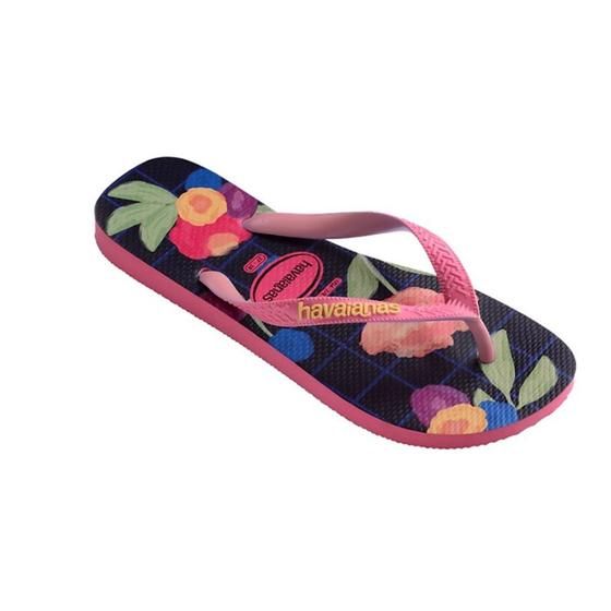 Imagem de Chinelo Feminino Floral Rosa Havaianas