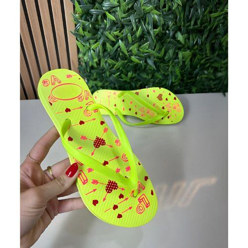 Imagem de Chinelo Feminino HA Estampado Sandalia de dedo Slim Confortavel