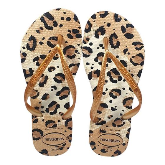 Imagem de Chinelo Feminino Havaianas 4103352 Slim Animal