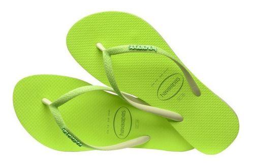 Imagem de Chinelo Feminino Havaianas Neon Com Brilho Glitter Primavera / Verão