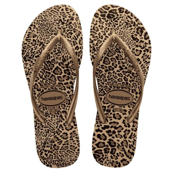 Imagem de Chinelo feminino havaianas slim animals original alpargatas