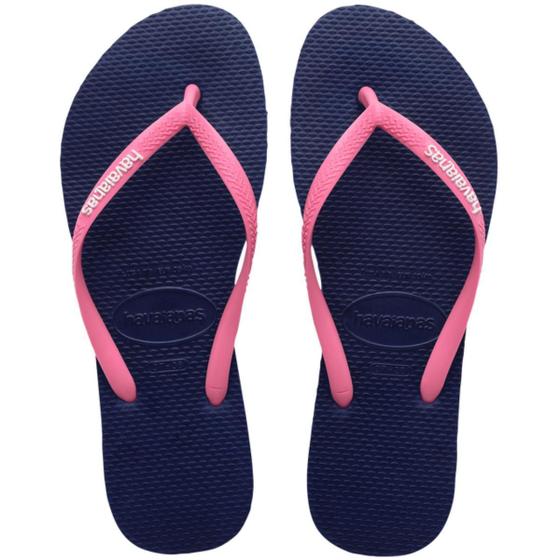 Imagem de Chinelo feminino havaianas slim logo pop up