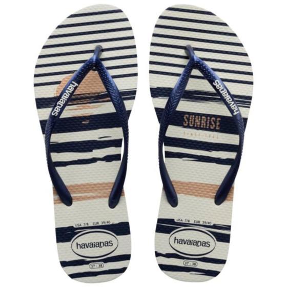 Imagem de Chinelo feminino havaianas slim nautical original alpargatas