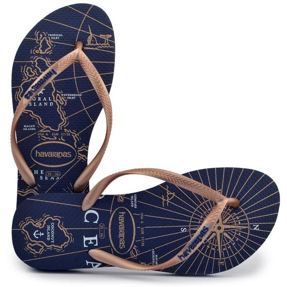 Imagem de Chinelo Feminino Havaianas SLIM NAUTICAL