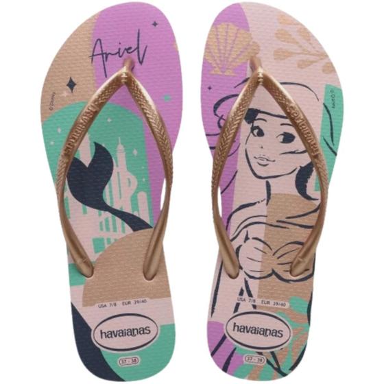 Imagem de Chinelo feminino havaianas slim princesas