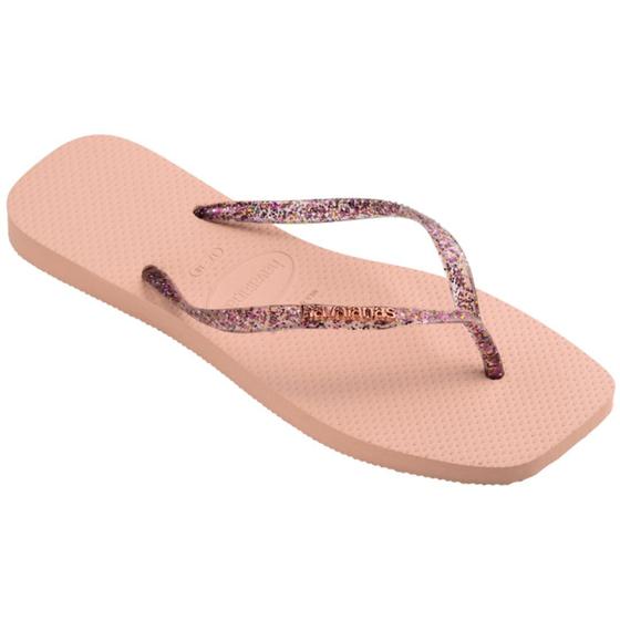 Imagem de Chinelo Feminino Havaianas Slim Square Logo Metallic 4148257