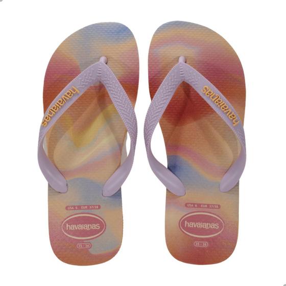 Imagem de Chinelo Feminino Havaianas Top Fashion-Pêssego