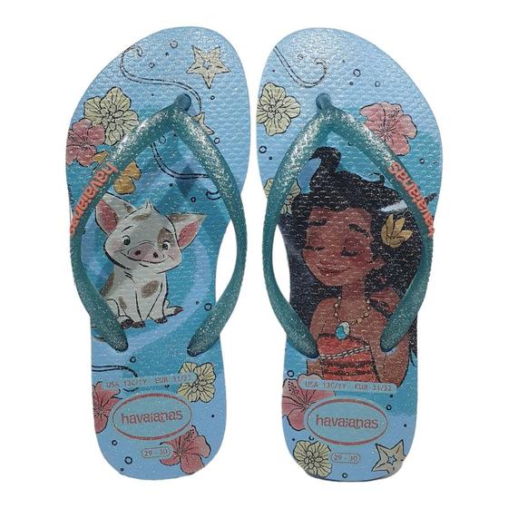 Imagem de Chinelo Feminino Infantil Havaianas Kids Slim Princess 4123328