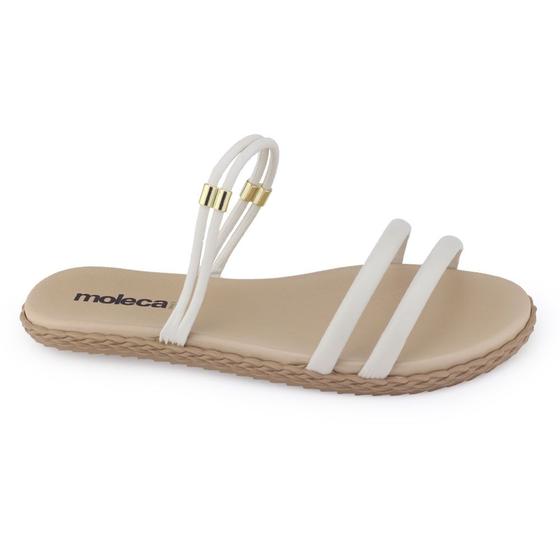 Imagem de Chinelo feminino Moleca 5452.130 tiras strech rasteirinha